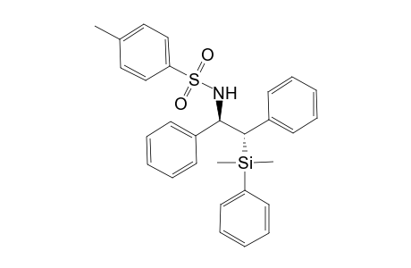 (1RS,2SR)-2-Dimethyl(phenyl)silyl-1,2-diphenyl-N-(p-tolylsulfonyl)ethylamine