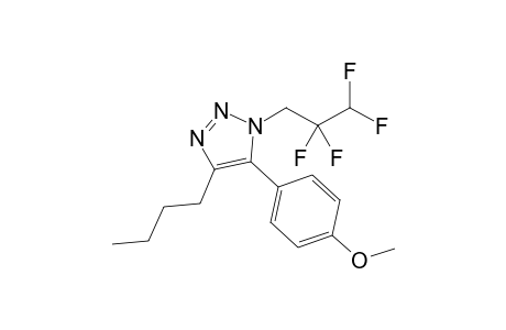 4-Butyl-5-(4-methoxyphenyl)-1-(2,2,3,3-tetrafluoropropyl)-1H-1,2,3-triazole