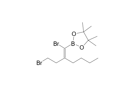 2-[(Z)-1-bromanyl-2-(2-bromoethyl)hex-1-enyl]-4,4,5,5-tetramethyl-1,3,2-dioxaborolane