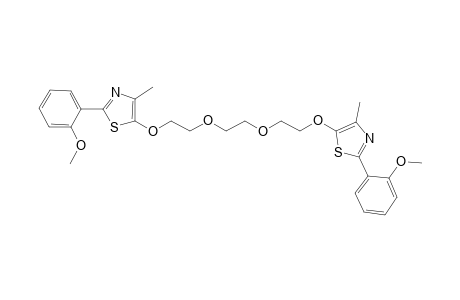 1,10-bis[2'-(2"-Methoxyphenyl)-4'-methylthiazole]triethylene glycol