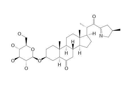 (25R)-23,26-EPIMINO-3-BETA-HYDROXY-5-ALPHA-CHOLEST-23-(N)-ENE-6,22-DIONE-3-O-BETA-D-GLUCOPYRANOSIDE