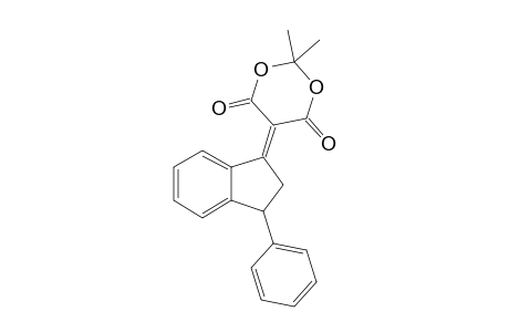 2,2-DIMETHYL-5-(3'-PHENYL-2',3'-DIHYDRO-1'H-INDEN-1'-YLIDENE)-1,3-DIOXAN-4,6-DIONE