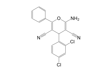 2-amino-4-(2,4-dichlorophenyl)-6-phenyl-4H-pyran-3,5-dicarbonitrile