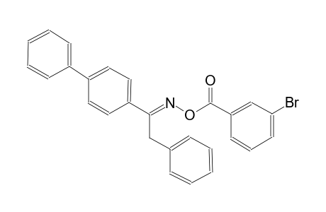 ethanone, 1-[1,1'-biphenyl]-4-yl-2-phenyl-, O-(3-bromobenzoyl)oxime, (1E)-