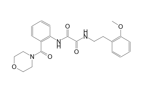 ethanediamide, N~1~-[2-(2-methoxyphenyl)ethyl]-N~2~-[2-(4-morpholinylcarbonyl)phenyl]-