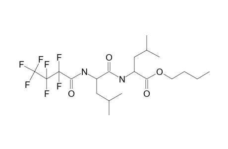 L-Leucyl-L-leucine, N-heptafluorobutyryl-, butyl ester