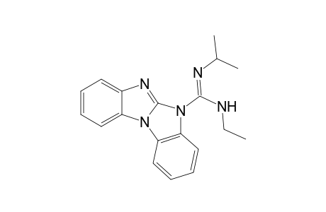6-(N-Isopropylimino-N'-ethylaminomethyl)benzimidazo[1,2-a]benzimidazole