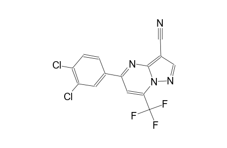 5-(3,4-dichlorophenyl)-7-(trifluoromethyl)pyrazolo[1,5-a]pyrimidine-3-carbonitrile