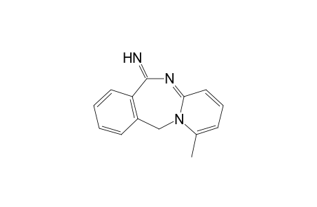 1-Methylpyrido[1,2-b][2,4]benzodiazepin-6(11H)-imine