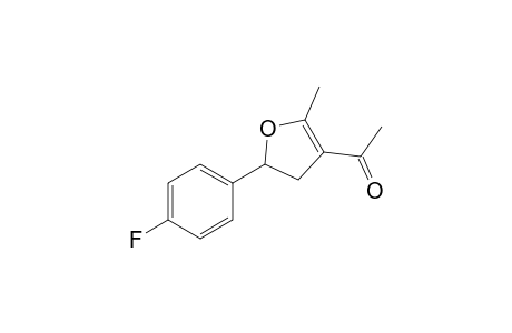 1-[5-(4-Fluorophenyl)-2-methyl-4,5-dihydrofuran-3-yl]ethanone