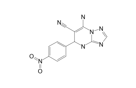 7-AMINO-4,5-DIHYDRO-5-(4-NITROPHENYL)-(1,2,4)-TRIAZOLO-[1,5-A]-PYRIMIDINE-6-CARBONITRILE