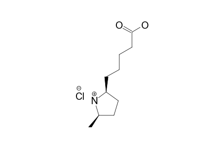 CIS-2-(4-CARBOXYBUTYL)-5-METHYLPYRROLIDINIUM-CHLORIDE