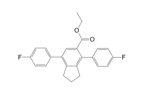 Ethyl 4,7-bis(4-fluorophenyl)-2,3-dihydro-1H-indene-5-carboxylate