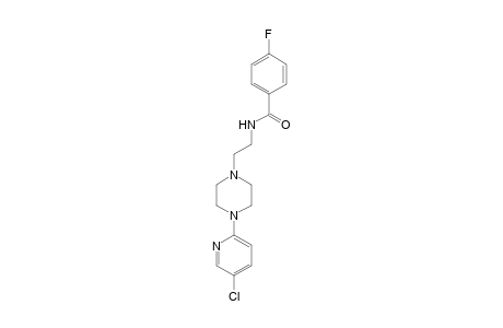 N-[2-[4-(5-Chloropyridin-2-yl)piperazin-1-yl]ethyl]-4-fluorobenzamide