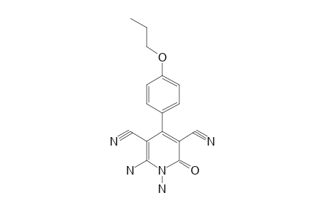 1,6-Diamino-2-oxo-4-(4-propoxyphenyl)-1,2- dihydropyridine-3,5-dicarbonitrile