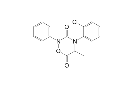 4-(2-Chlorophenyl)-5-methyl-2-phenyl-1,2,4-oxadiazinane-3,6-dione