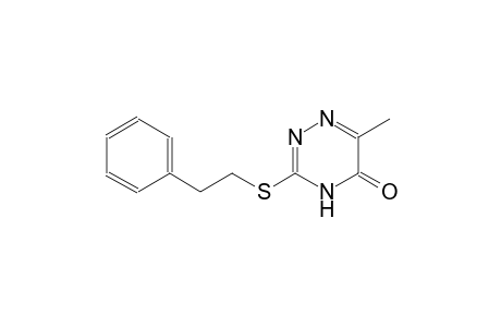 6-Methyl-3-phenethylsulfanyl-[1,2,4]triazin-5-ol