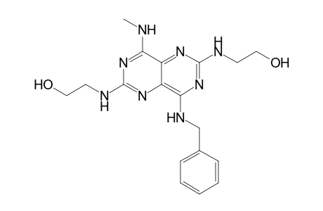 2-[[2-(2-hydroxyethylamino)-8-(methylamino)-4-[(phenylmethyl)amino]-6-pyrimido[5,4-d]pyrimidinyl]amino]ethanol