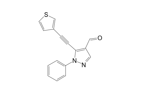 1-Phenyl-5-(3-thienylethynyl)-1H-pyrazole-4-carbaldehyde