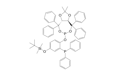 (3R,9R)-4-[4-(tert-Butyldimethylsilyloxy)-2-diphenylphosphanylphenoxy]-2,2-dimethyl-4,4,8,8-tetraphenyltetrahydro-1,3,5,7-tetraoxa-6-phosphaazulene