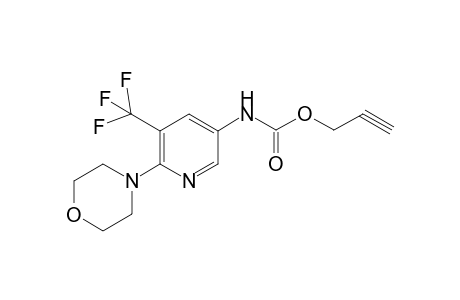 2-Propynyl 6-(4-morpholinyl)-5-(trifluoromethyl)-3-pyridinylcarbamate