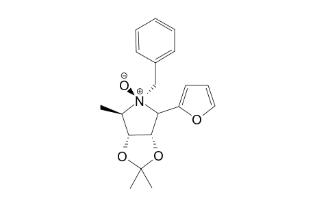 (1R,3S,4R,5R)-1-Benzyl-2-(2'-furyl)-3,4-isopropylidenedioxy-5-methylpyrrolidine-1-oxide