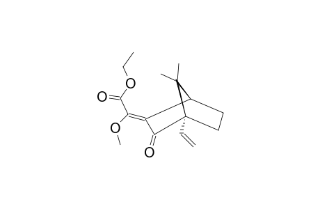 ETHYL-Z-(1S,4S)-4-ETHENYL-7,7-DIMETHYL-3-OXO-BICYCLO-[2.2.1]-HEPT-2-YLIDENE-(METHOXY)-ACETATE