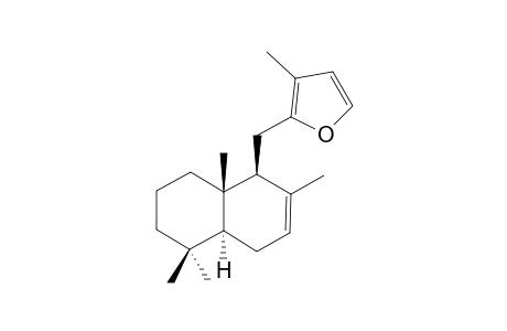 2-[[(1S,4aS,8aS)-2,5,5,8a-tetramethyl-1,4,4a,6,7,8-hexahydronaphthalen-1-yl]methyl]-3-methylfuran