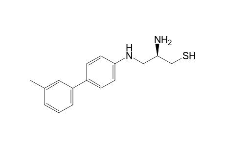 (2R)-2-amino-3-[4-(3-methylphenyl)anilino]-1-propanethiol