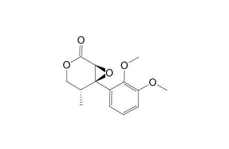 (rac-2S,3R,4R)-3-(2,3-Dimethoxyphenyl)-2,3-epoxy-4-methyl-.delta.-valerolactone