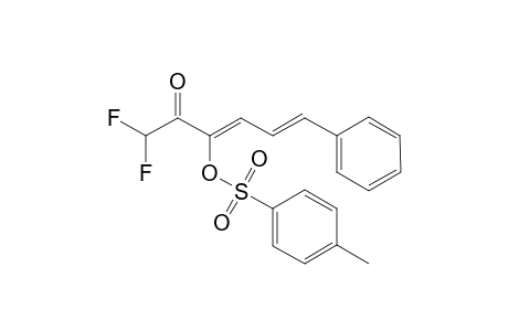(3Z,5E)-1,1-Difluoro-6-phenyl-3-(tosyloxy)hexa-3,5-dien-2-one