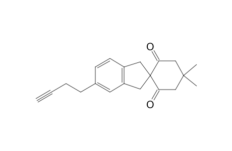 Spiro[cyclohexane-1,2'-[2H]indene]-2,6-dione, 5'-(3-butynyl)-1',3'-dihydro-4,4-dimethyl-