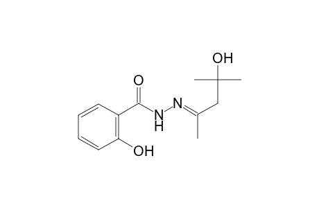 2-Hydroxy-N'-[(E)-3-hydroxy-1,3-dimethylbutylidene]benzohydrazide