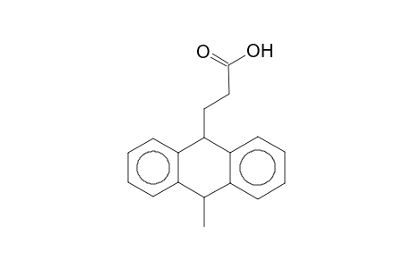 3-(10-Methyl-9,10-dihydro-9-anthracenyl)propanoic acid