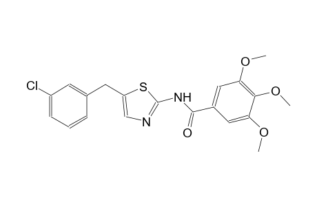 benzamide, N-[5-[(3-chlorophenyl)methyl]-2-thiazolyl]-3,4,5-trimethoxy-