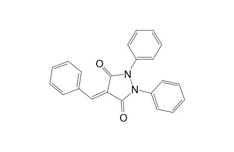 3,5-Pyrazolidinedione, 1,2-diphenyl-4-(phenylmethylene)-