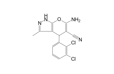 6-amino-4-(2,3-dichlorophenyl)-3-methyl-1,4-dihydropyrano[2,3-c]pyrazole-5-carbonitrile