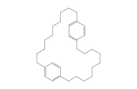 Tricyclo[24.2.2.2(12,15)]dotriaconta-12,14,26,28,29,31-hexaene