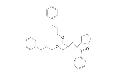 [1-Cyclopentyl-3,3-bis(3-phenylpropoxymethyl)cyclobutyl]phenylmethanone