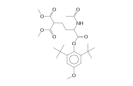 4-(2,6-Ditert-butyl-4-methoxyphenyl) 1,1-dimethyl 4-(acetylamino)-1,1,4-butanetricarboxylate