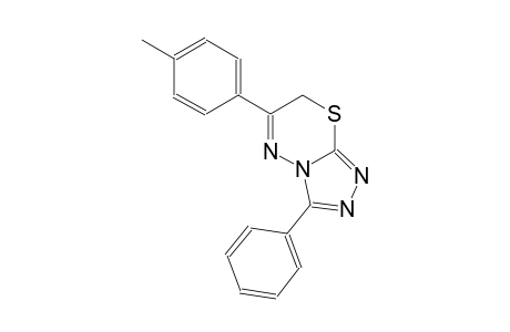 6-(4-methylphenyl)-3-phenyl-7H-[1,2,4]triazolo[3,4-b][1,3,4]thiadiazine