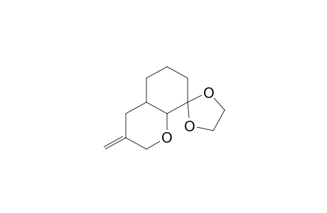 10,10-Ethylenedioxy-4-methylene-2-oxabicyclo[4.4.0]decane