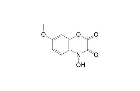 4-Hydroxy- 7-methoxy-2,3-dioxo-1,4-benzoxazine