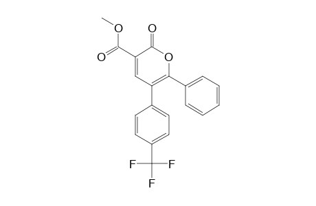 Methyl 2-Oxo-6-phenyl-5-[4-(trifluoromethyl)phenyl]-2H-pyran-3-carboxylate