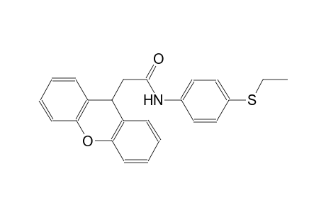 9H-xanthene-9-acetamide, N-[4-(ethylthio)phenyl]-