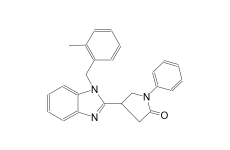 2-pyrrolidinone, 4-[1-[(2-methylphenyl)methyl]-1H-benzimidazol-2-yl]-1-phenyl-