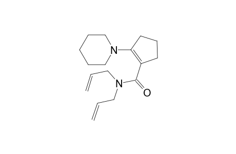 2-(1-piperidinyl)-N,N-bis(prop-2-enyl)-1-cyclopentenecarboxamide