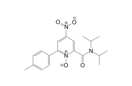2-(Diisopropylcarbamoyl)-4-nitro-6-p-tolylpyridine 1-oxide