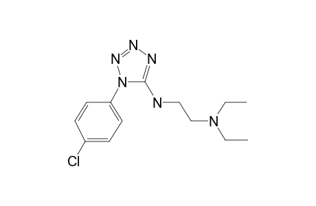 N'-[1-[4-Chlorophenyl]-1H-tetrazol-5-yl]-N,N-diethyl-1,2-ethanediamine