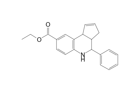Ethyl 4-phenyl-3a,4,5,9b-tetrahydro-3H-cyclopenta[c]quinoline-8-carboxylate